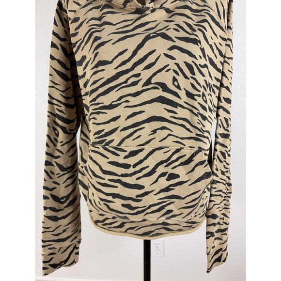 B47 Nili Lotan Hoodie Rayne Zebra Print Womens Medium Chic Street Model Off Duty - Picture 5 of 8